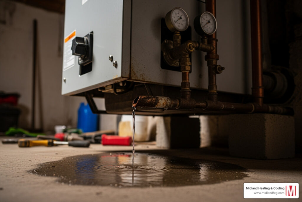 The Drip Stops Here: A Guide to Fixing Boiler Leaks 4 boiler leaking water