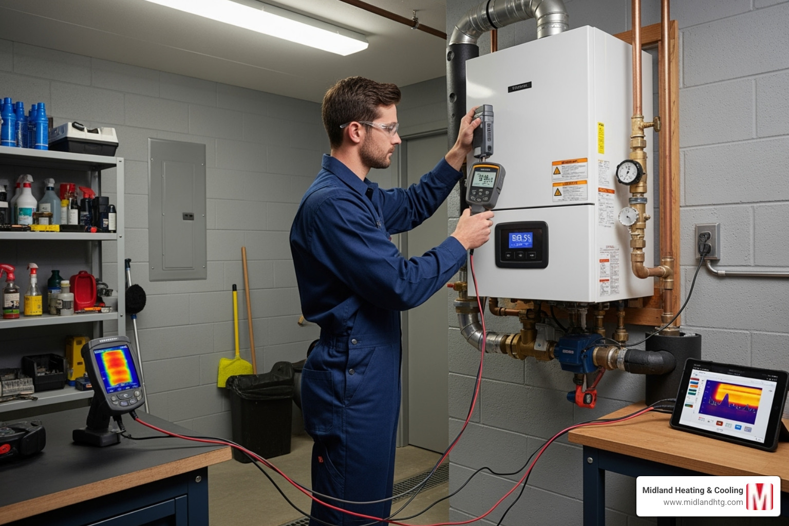 Boiler efficiency check