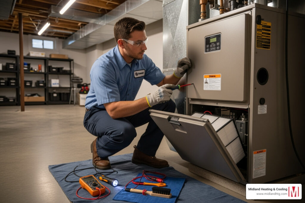 Furnace maintenance schedule