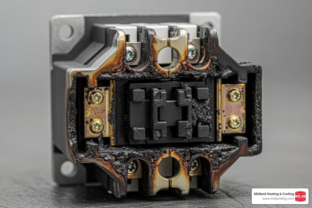 How to Tell if Your AC Contactor is Fried 2 ac contactor burned out symptoms